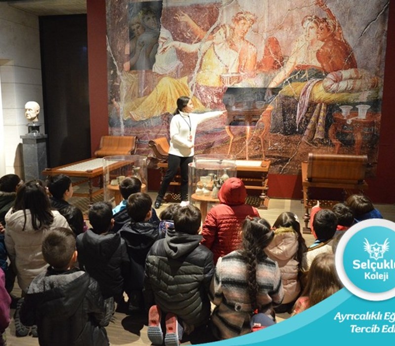 İlkokul Öğrencilerimizle Erimtan Arkeoloji ve Sanat Müzesini Ziyaret Ettik