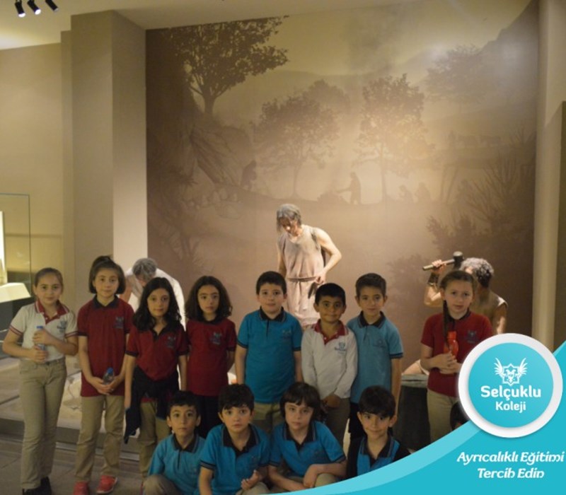  3. Sınıf öğrencilerimizle Anadolu Medeniyetleri Müzesini Ziyaret Ettik