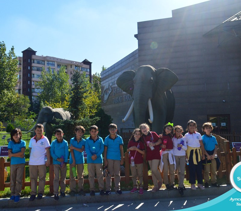 İlkokul Öğrencilerimizle MTA Tabiat Tarihi Müzesini Ziyaret Ettik