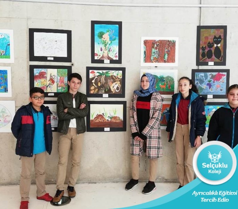 Cer Modern Sanat Merkezi'nde Düzenlenen Ankara Eko Okullar Resim ve Fotoğraf Sergisi Etkinliğine Katıldık