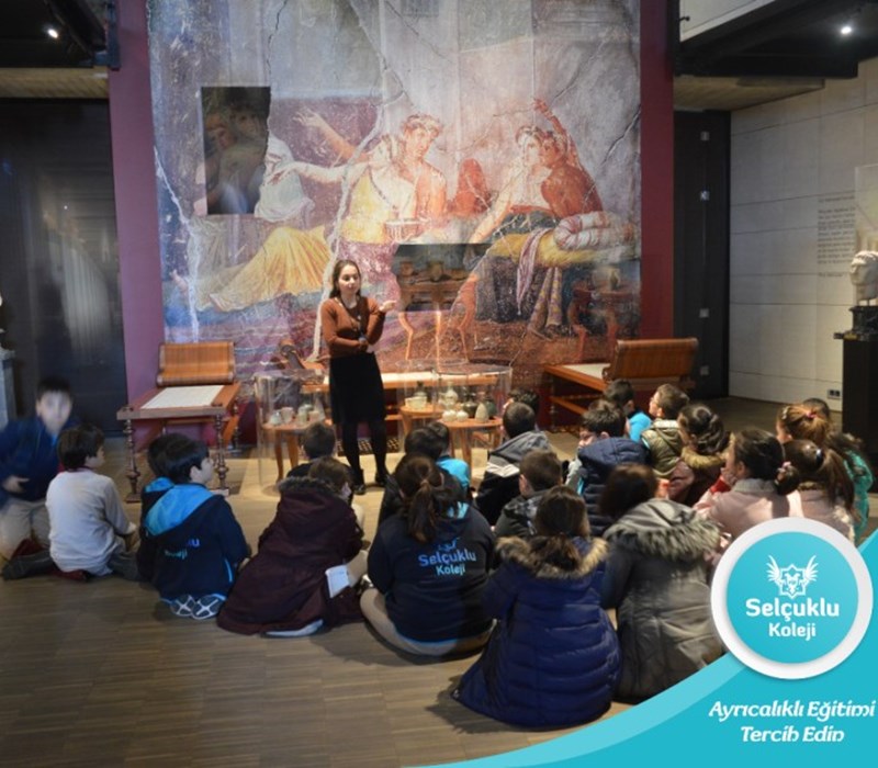  4. Sınıf Öğrencilerimizle Erimtan Arkeoloji ve Sanat Müzesini Ziyaret Ettik