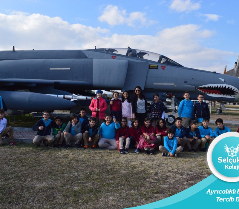 Ortaokul öğrencilerimizle 11. Hava Üs Komutanlığı Havacılık Müzesini ziyaret ettik 